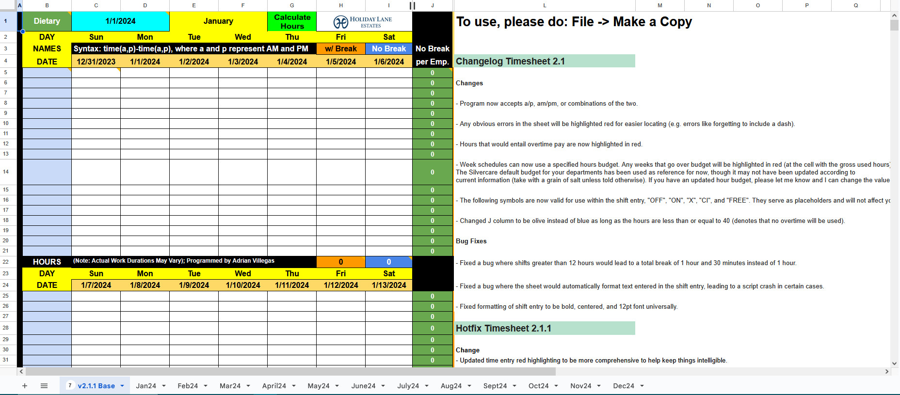Timesheet 2.1 Management System